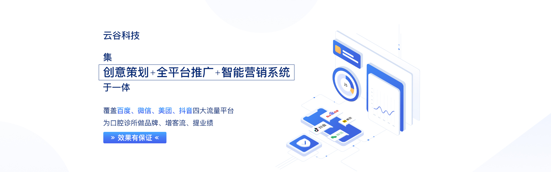 创意策划+全平台推广+智能营销系统